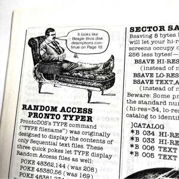 Vintage Beagle Bros Bulletin Summer/Fall 1984. Apple- micro software programers. - Picture 5 of 9